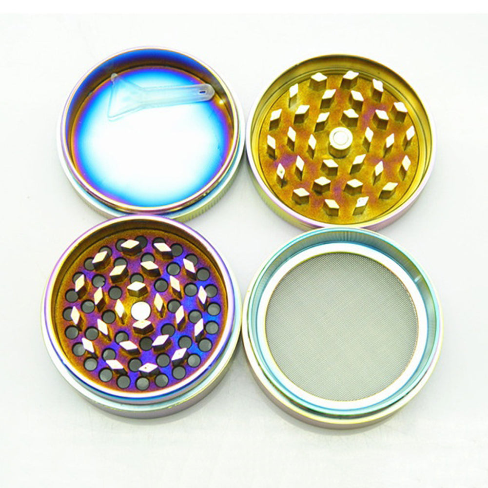 Aluminum Alloy 4 Layers Tobacco Herb Spice Smoke Grinder Crusher Hand Muller