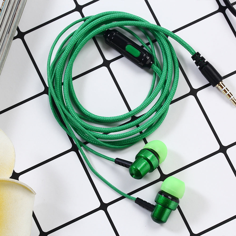 In-Ear Earphone Wired Headset Stereo Bass Connector Headphone for Phone Computer