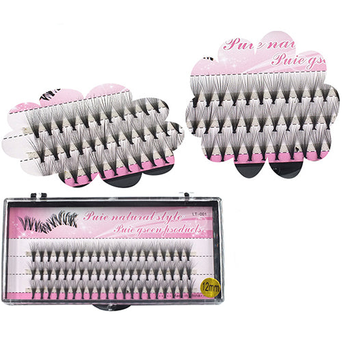 Professional Makeup 60 Pcs Clusters Eye Lashes Grafting Fake False Eyelashes