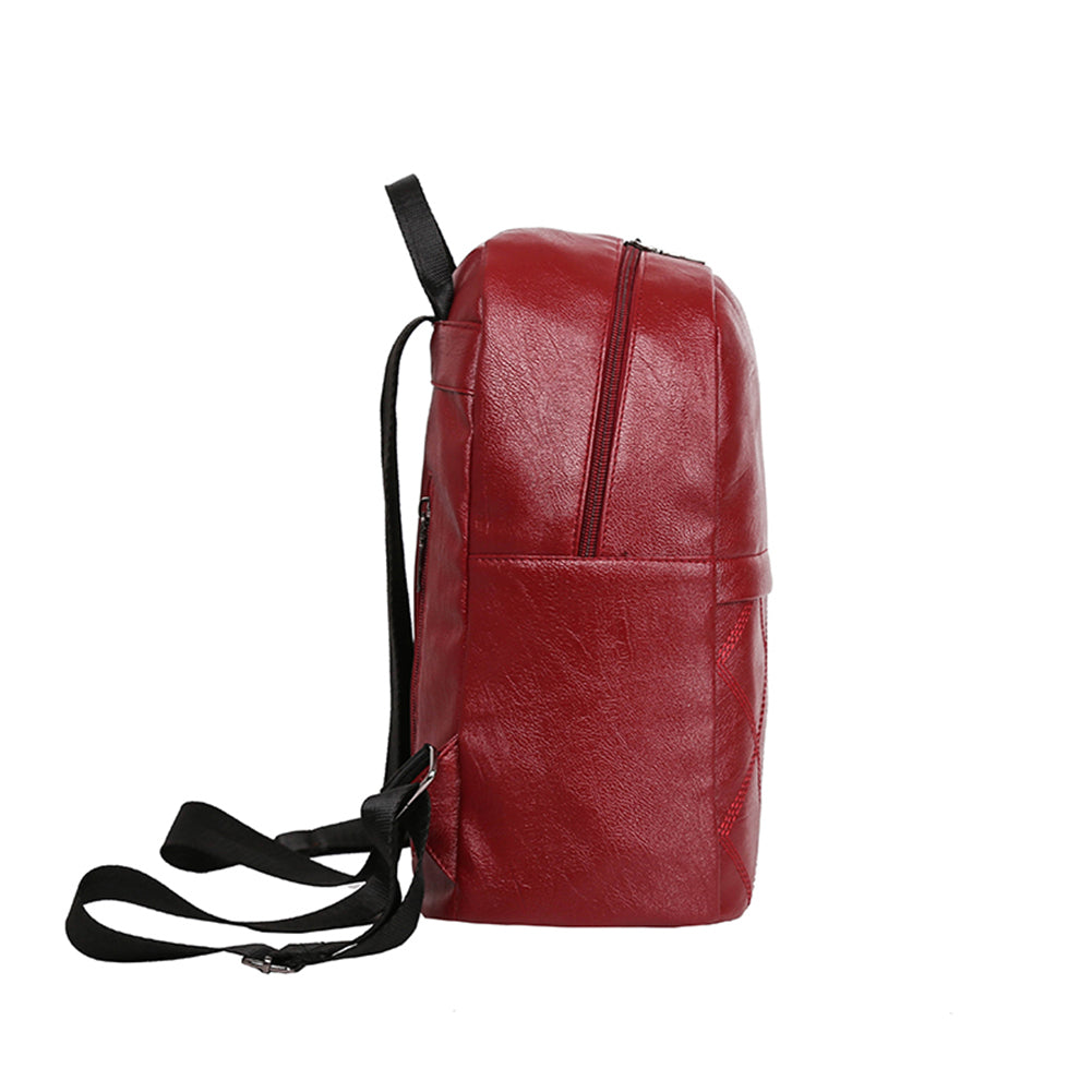 Women Fashion Faux Leather Backpack Casual Lightweight School Travel Daypack