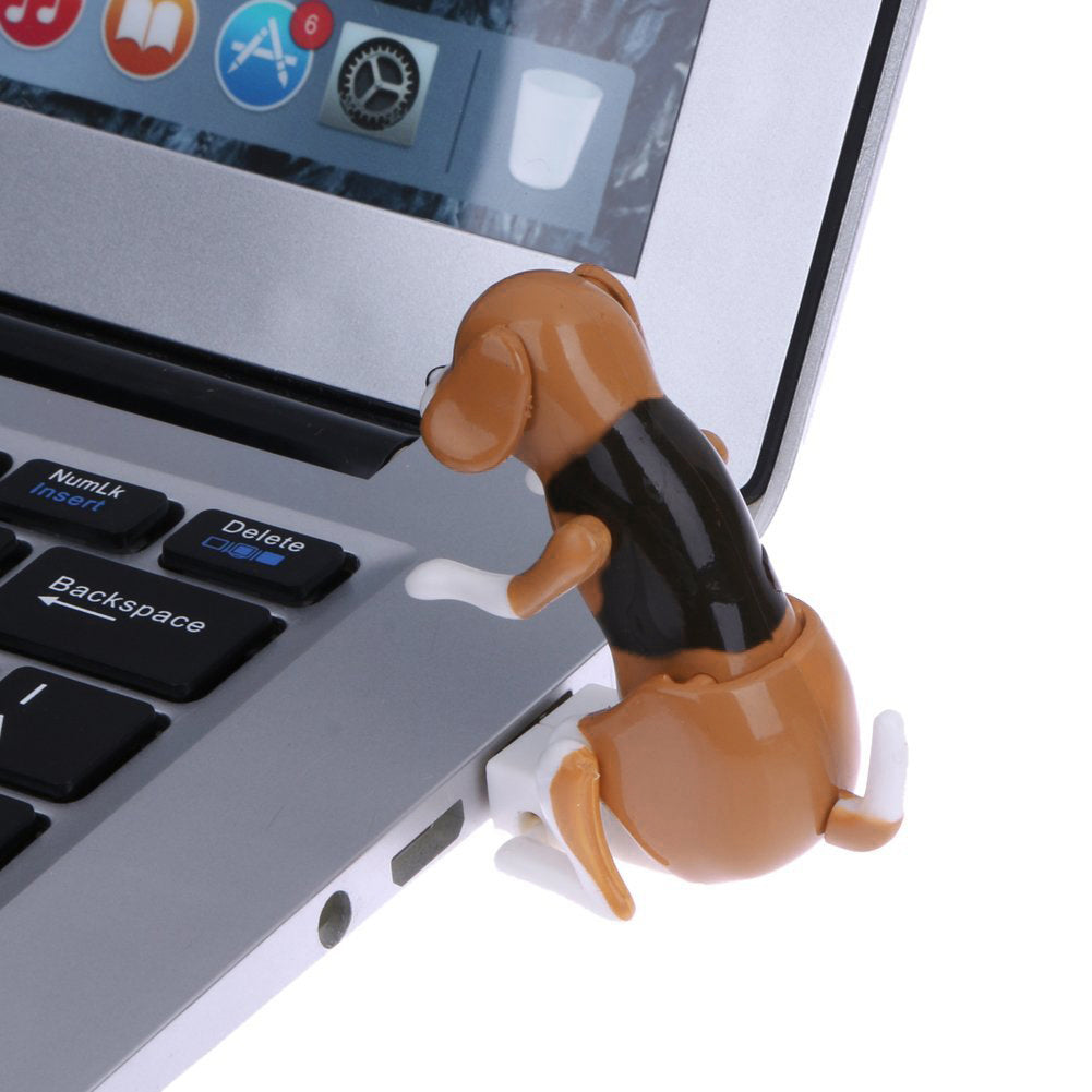 Portable Mini Funny Cute USB Humping Dog Pressure Relieve Creative Toy Gift