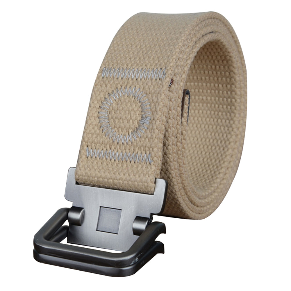 47inch 3.8cm Fashion Men's Canvas Belt Casual Wrist Strap Waistband Xmas Gift