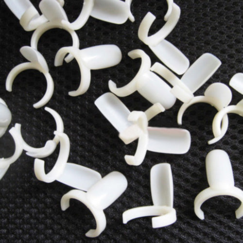 50 Pcs Polish UV Gel Color Pops Display Nail Art Ring Style False Nail Tips