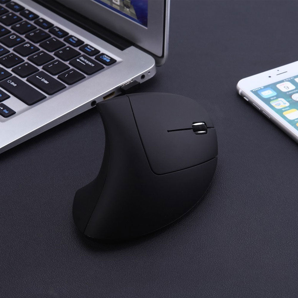 2.4GHz Wireless Vertical Ergonomic 5 Buttons 1600DPI Optical Mouse for PC Laptop