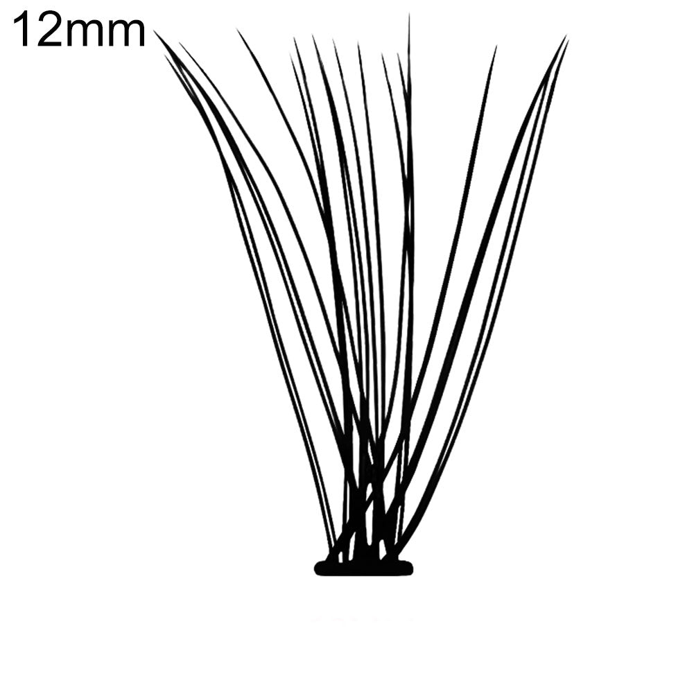 60Pcs/Box Eyelash Extension Handmade False Lashes Cluster Natural Long 8/10/12mm