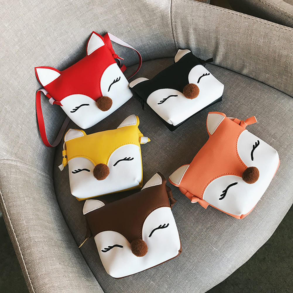 Fashion Fox Single Shoulder Bag Girl Cross Body Mini Party Travel Shopping Gift