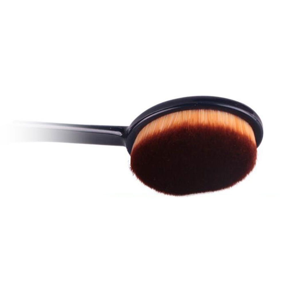 MAANGE Oval Curved Tool Brush Toothbrush Style Makeup Blush Brushes Foundation