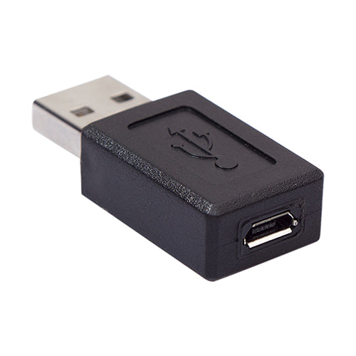 Mini Black USB Male to Micro USB Female B M/F Adapter Connector Converter