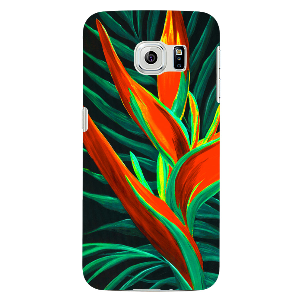 Flamingo Flower Phone Case Back Cover for iPhone 5/6S/7 Plus Samsung Galaxy S7