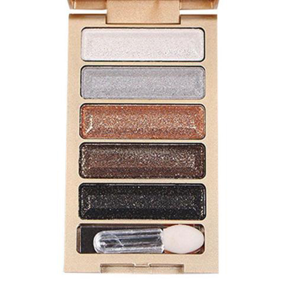 5 Colors Shimmer Eyeshadow Palette Makeup Cosmetic Glitter Eye Shadow Set