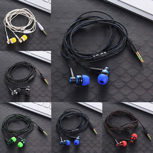 3.5mm Bass Stereo In-Ear Earphone Headphone Headset for iPhone Samsung