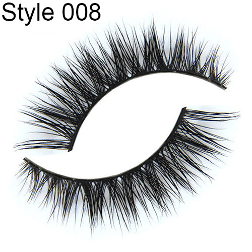 Fashion Mink Hair Soft Long Natural Thick Makeup Eye Lashes False Eyelashes