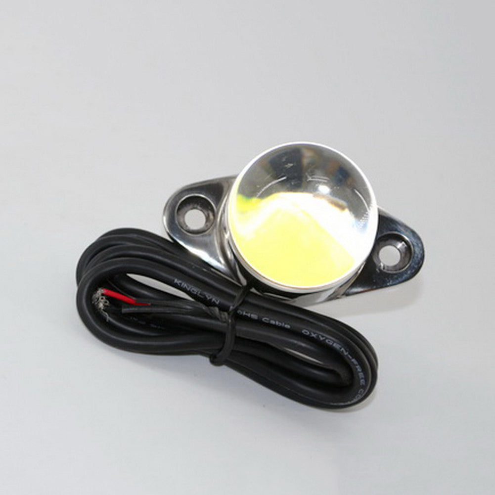 12V LED Light Boat 1/2inch NPT Marine Underwater Diving Swimming Waterproof Bulb