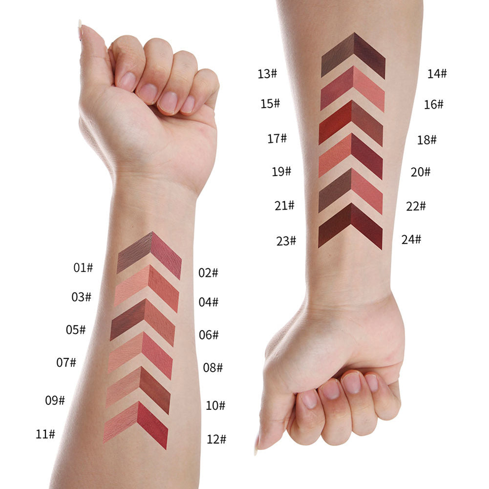 Matte Long Lasting Liquid Lipstick Lip Gloss Non Stick Cup Cosmetic Women Makeup