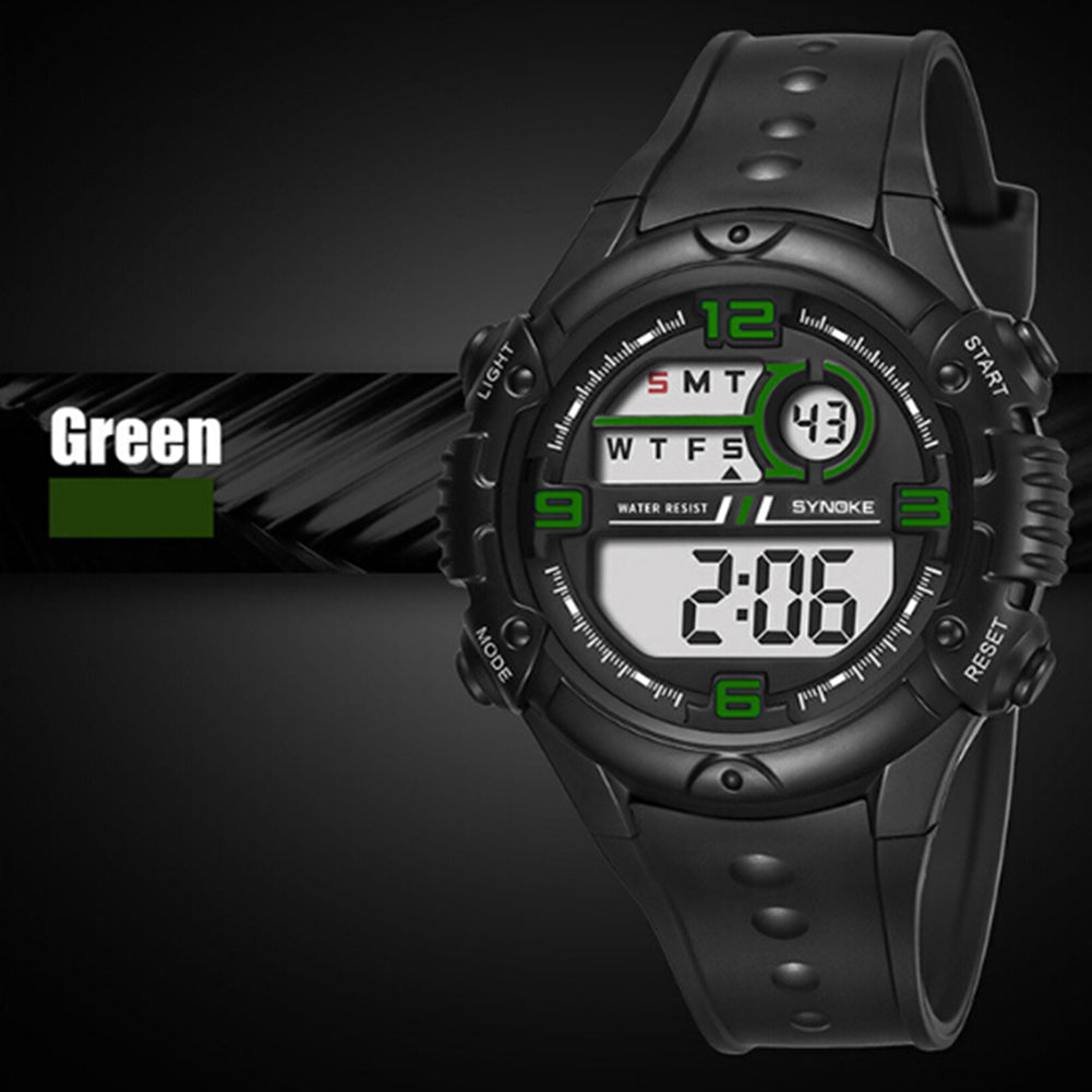 Fashion Men Outdoor Sport Waterproof Alarm Date Stopwatch Digital Wrist Watch