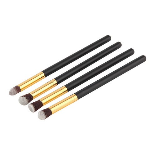 4Pcs Pro Makeup Brushes Set Foundation Powder Eyeshadow Eyeliner Lip Beauty Tool