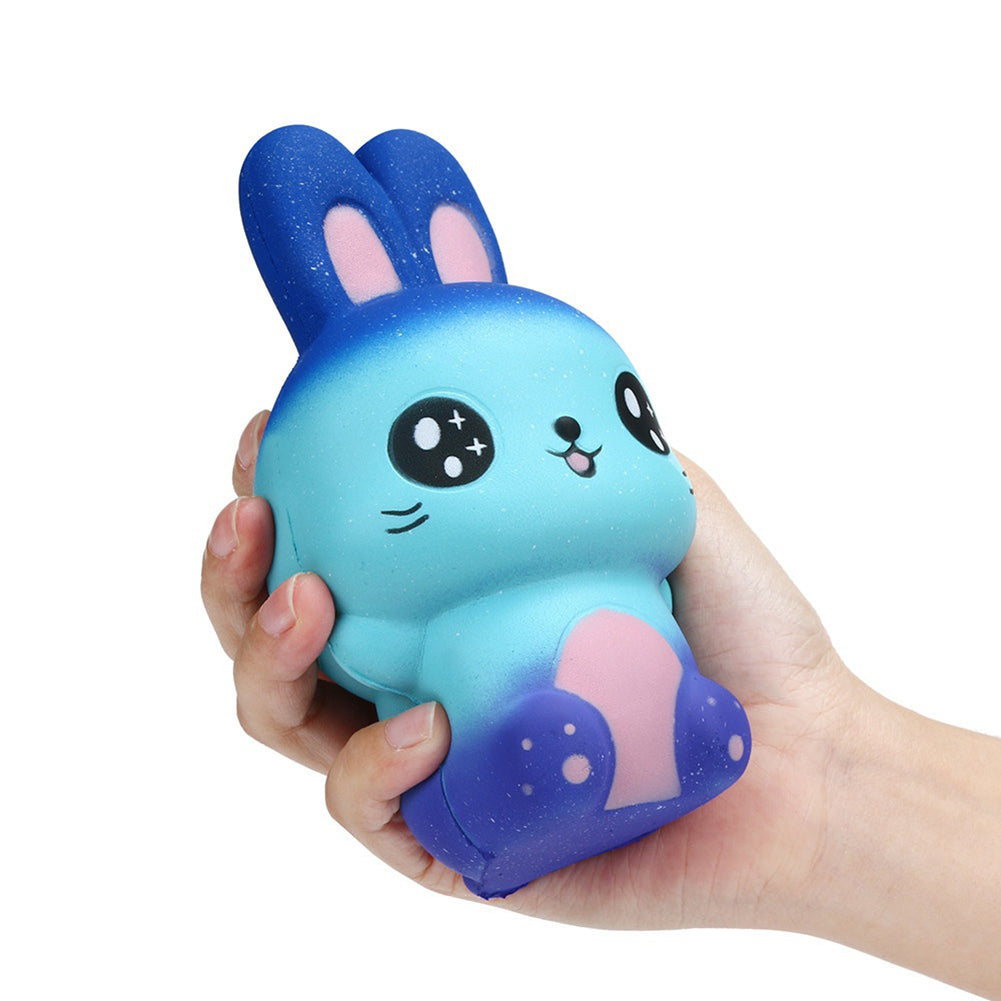 Starry Sky Squishy Rabbit Squeeze Slow Rising Relieve Stress Kids Adult Toy