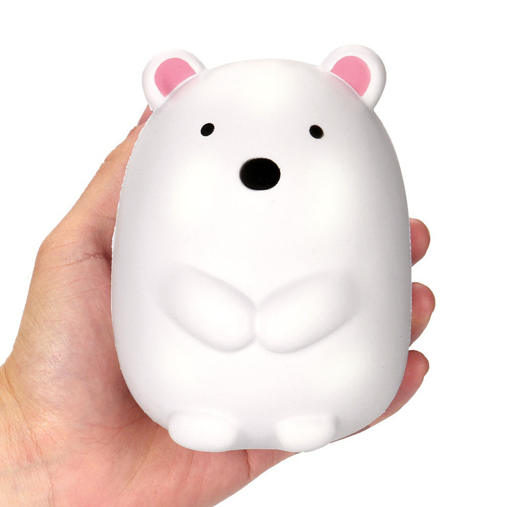 Squishy Slow Rising Polar Bear Animal Kids Adults Squeeze Toys Stress Reliever