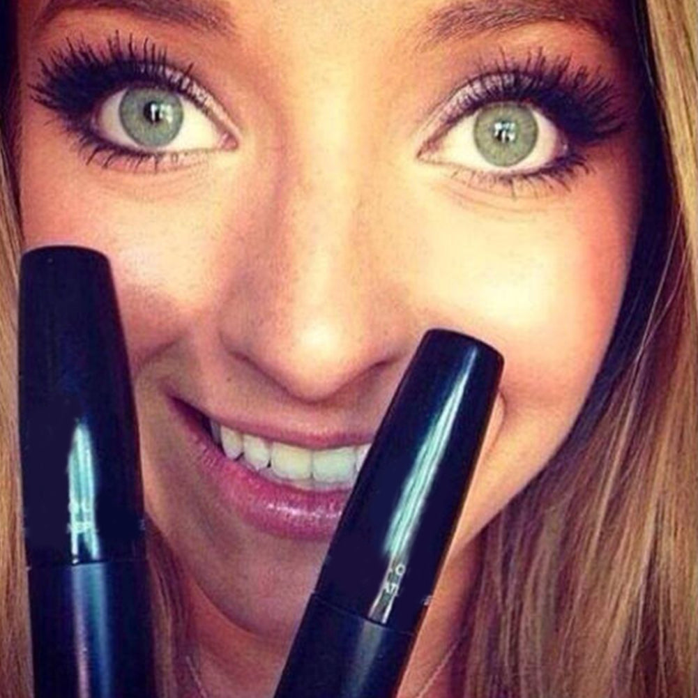 2Pcs Long Lasting Mascara Eyelash Black Long Curling Makeup Eye Lashes Extension