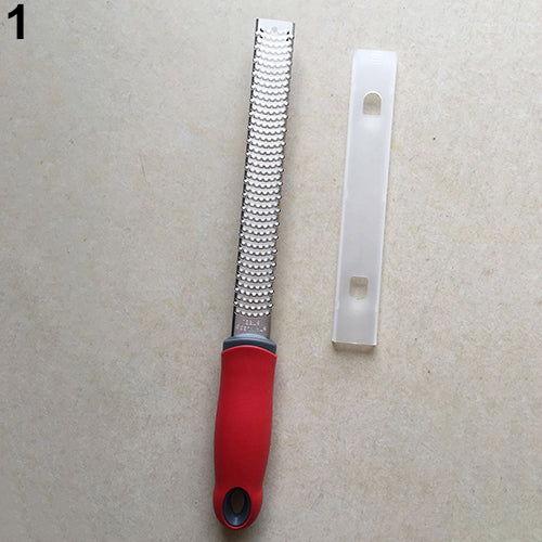 Multipurpose Lemon Citrus Cheese Zester Stainless Steel Grater Shredder Tool