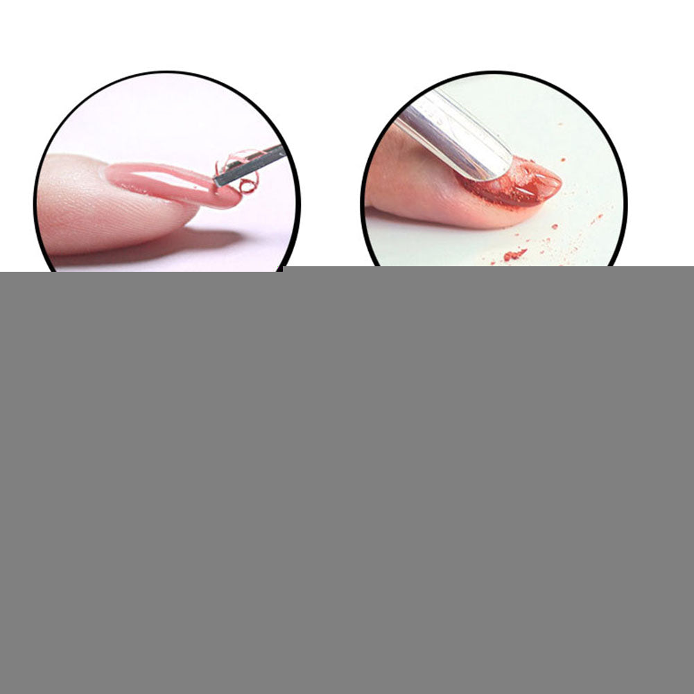 Women Nail Art Gel Remove Tool Stainless Steel Pusher Pedicure Manicure Cleaner