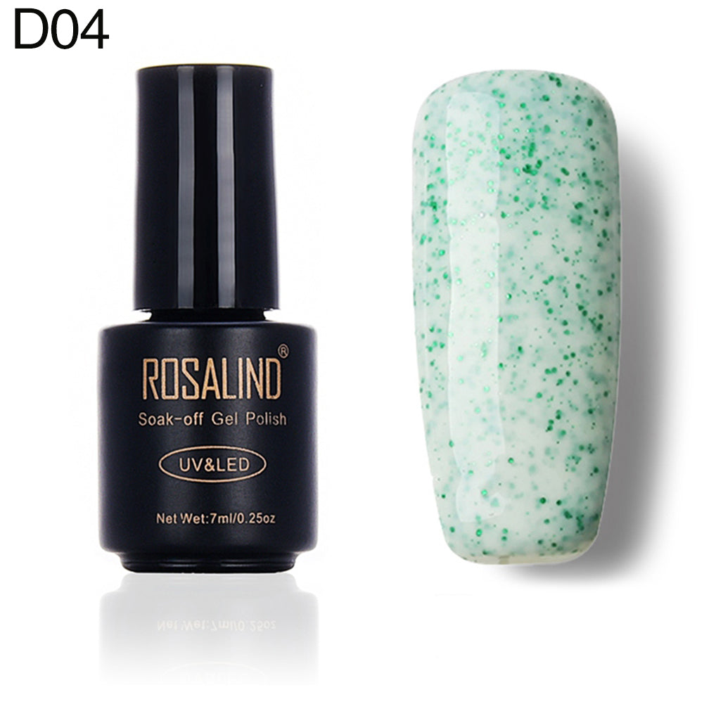 7ml Long Lasting UV Nail Gel Polish Glitter Enamel Nail-painting Manicure Tools