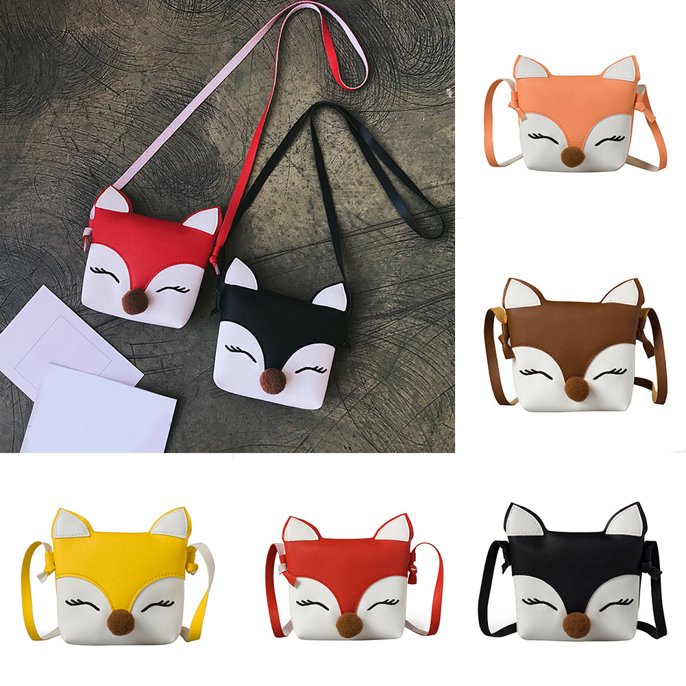 Fashion Fox Single Shoulder Bag Girl Cross Body Mini Party Travel Shopping Gift