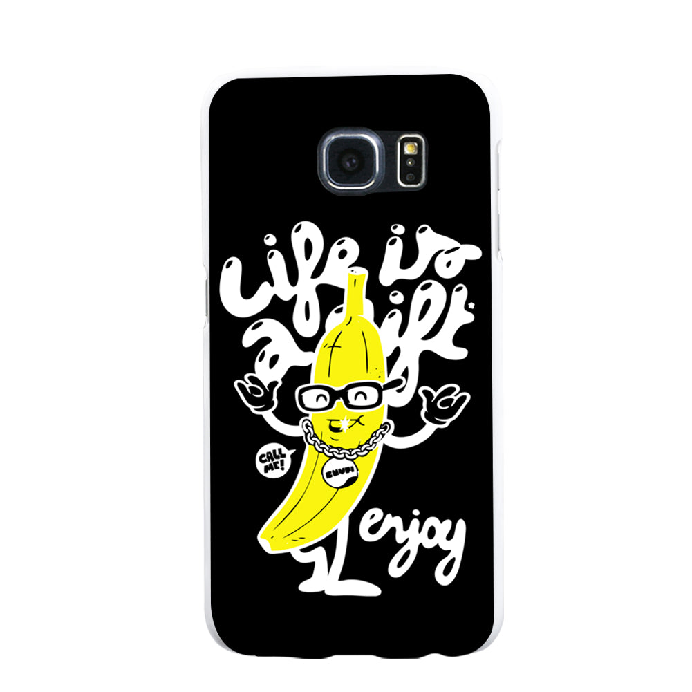 Cute Banana Print Phone Case Cover for iPhone 6 7 7 Plus Samsung Galaxy S4 S5 S6
