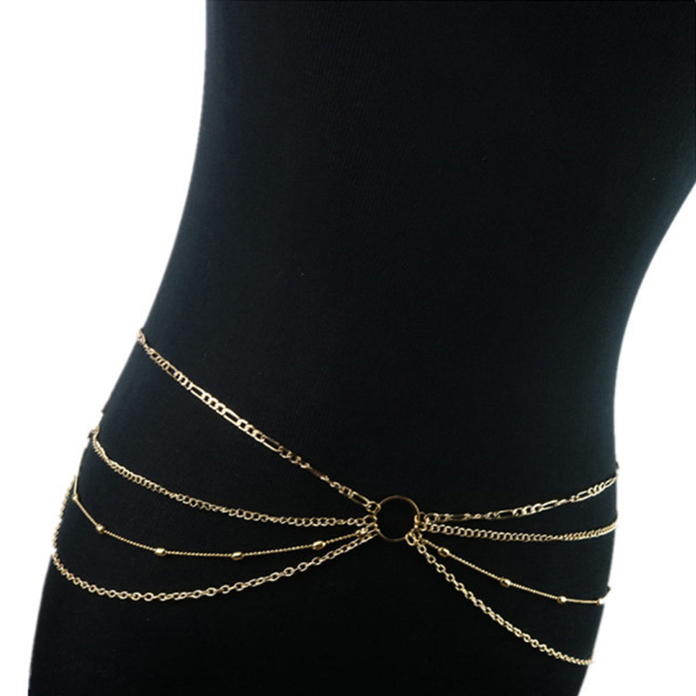 Sexy Multilayer Belly Waist Necklace Body Chain Summer Beach Bikini Jewelry