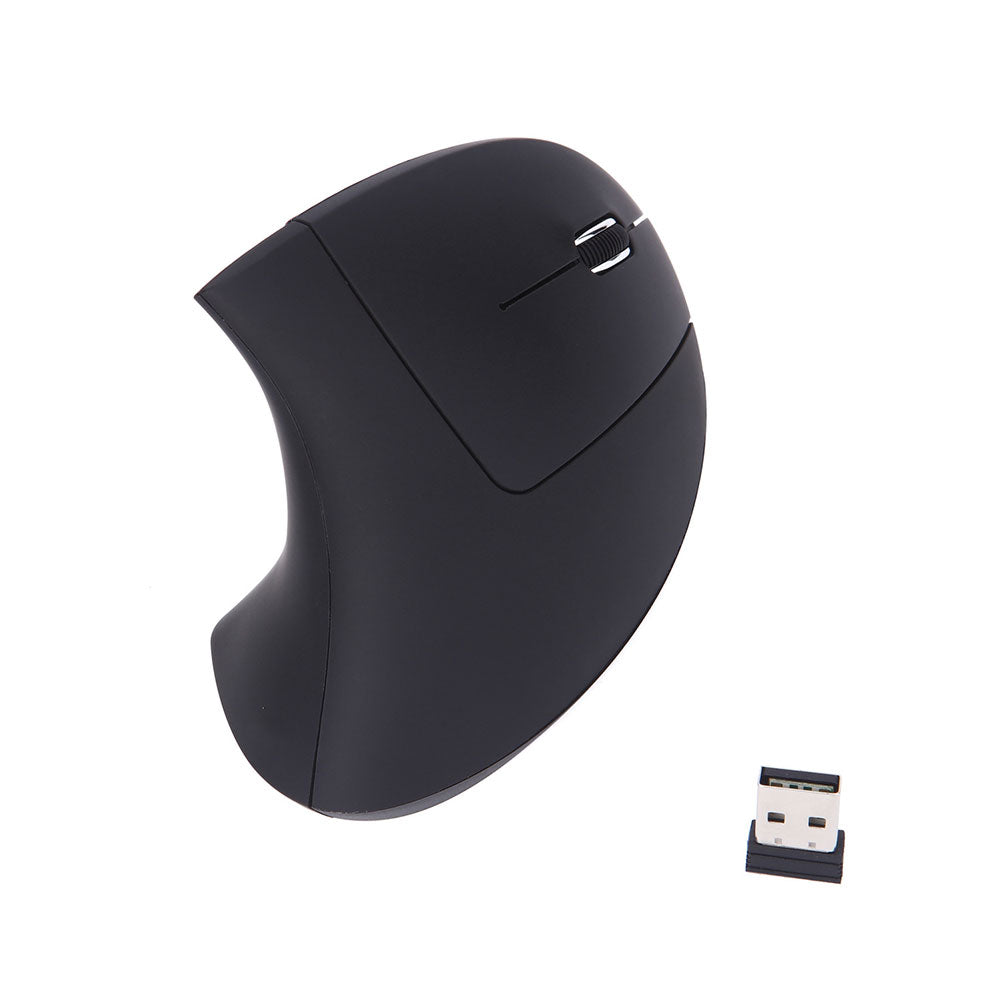 2.4GHz Wireless Vertical Ergonomic 5 Buttons 1600DPI Optical Mouse for PC Laptop