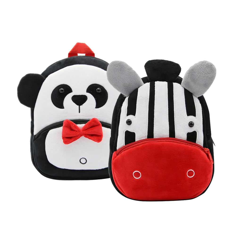Mini Cute Cartoon Animal Kindergarten Children Kids Plush Backpacks Schoolbags
