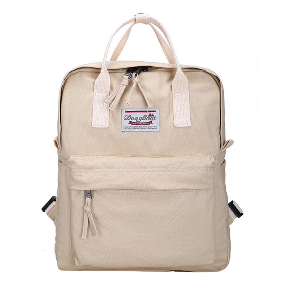 Vintage Canvas Shoulder Bag Backpack Student Women Girl Rucksack School Bookbag