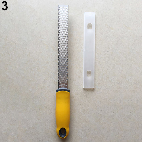 Multipurpose Lemon Citrus Cheese Zester Stainless Steel Grater Shredder Tool