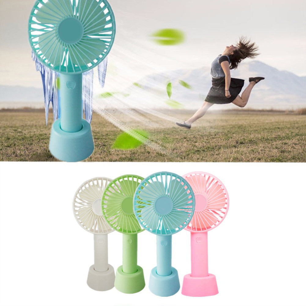 Portable Handheld Mini USB Charging Fan Travel Desktop Summer Cooling