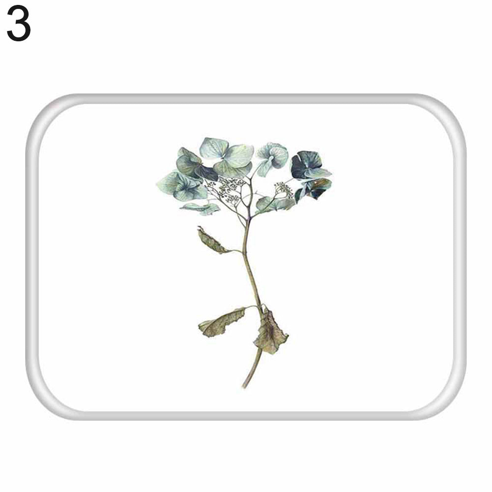 Soft European Style Flower Floral Rug Doormat Bathroom Bedroom Floor Carpet