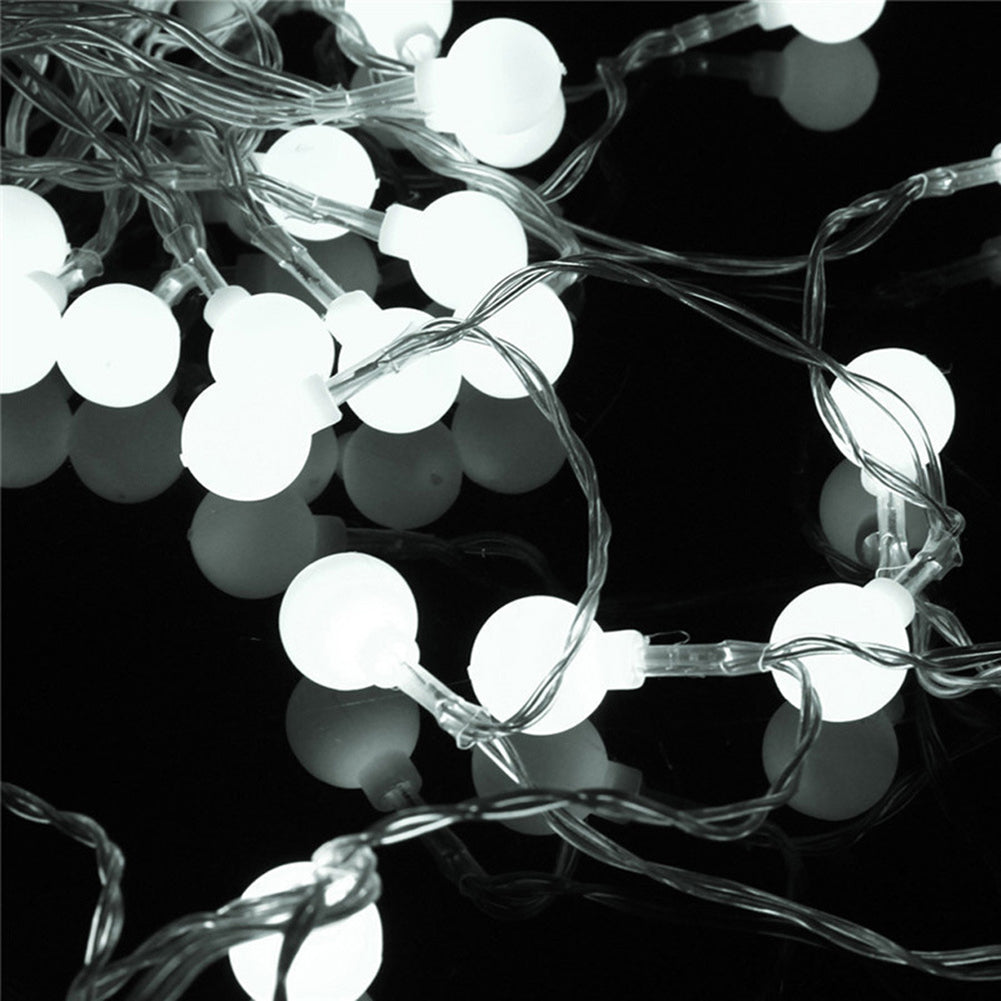 50LED Ball Shaped 8Modes Fairy String Light Christmas Wedding Home Party Decor
