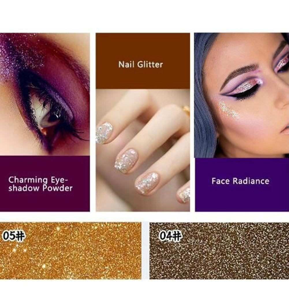 Fashion Glitter Highlighter Shimmer Eye Shadow Face Makeup Women Cosmetic