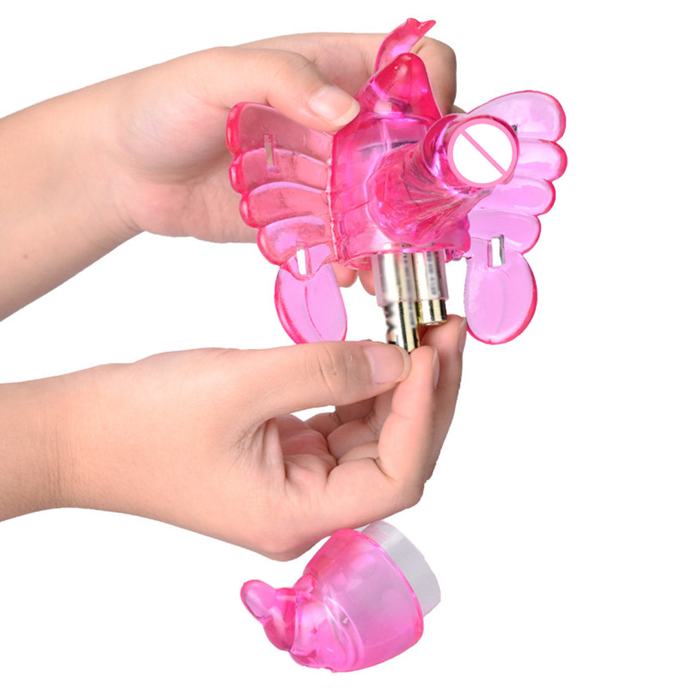 Butterfly Vibrator Strap On G-Spot Massager Wireless Control Vibrating Sex Toy