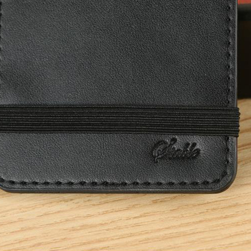 Men's Faux Leather Money Clip ID Credit Card Holder Business Pocket Wallet Purse