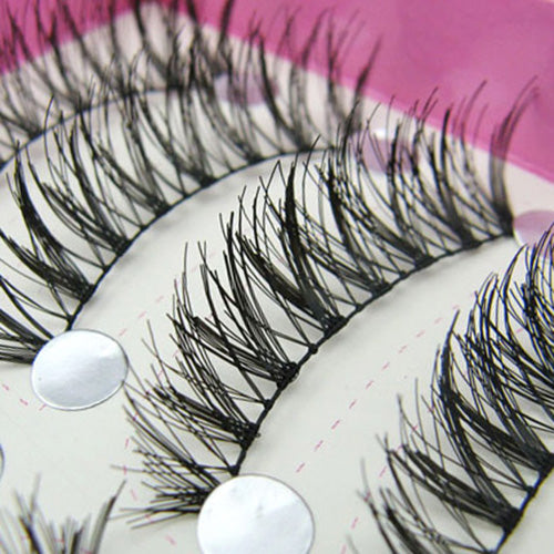 10 Pairs Natural Jumble Long False Eyelashes Party Wedding Makeup Eye Lashes