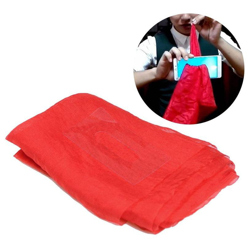 Silk Towel Cross Through Cellphone Stage Performance Magic Prop Tool Joke Toy