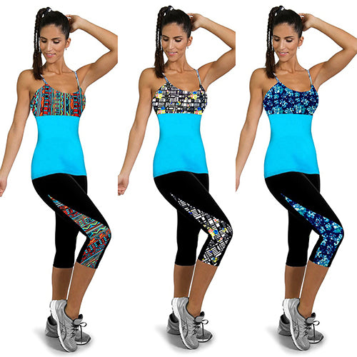 Women Fashion Triangle Paneled Slimming Pants Leggings Running Yoga Sport Gym Pants