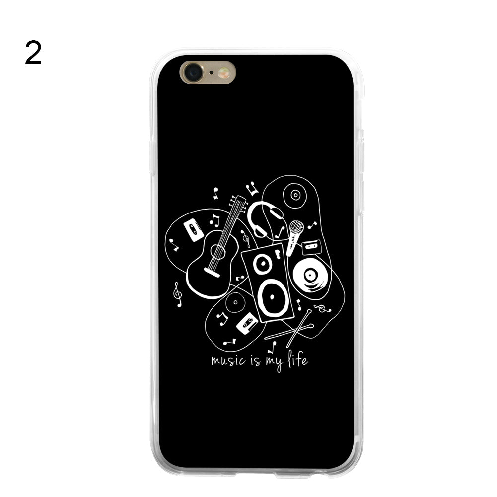 Music Is My Life Phone Case Cover for iPhone SE 6S 6 Plus Samsung Galaxy S4 S5