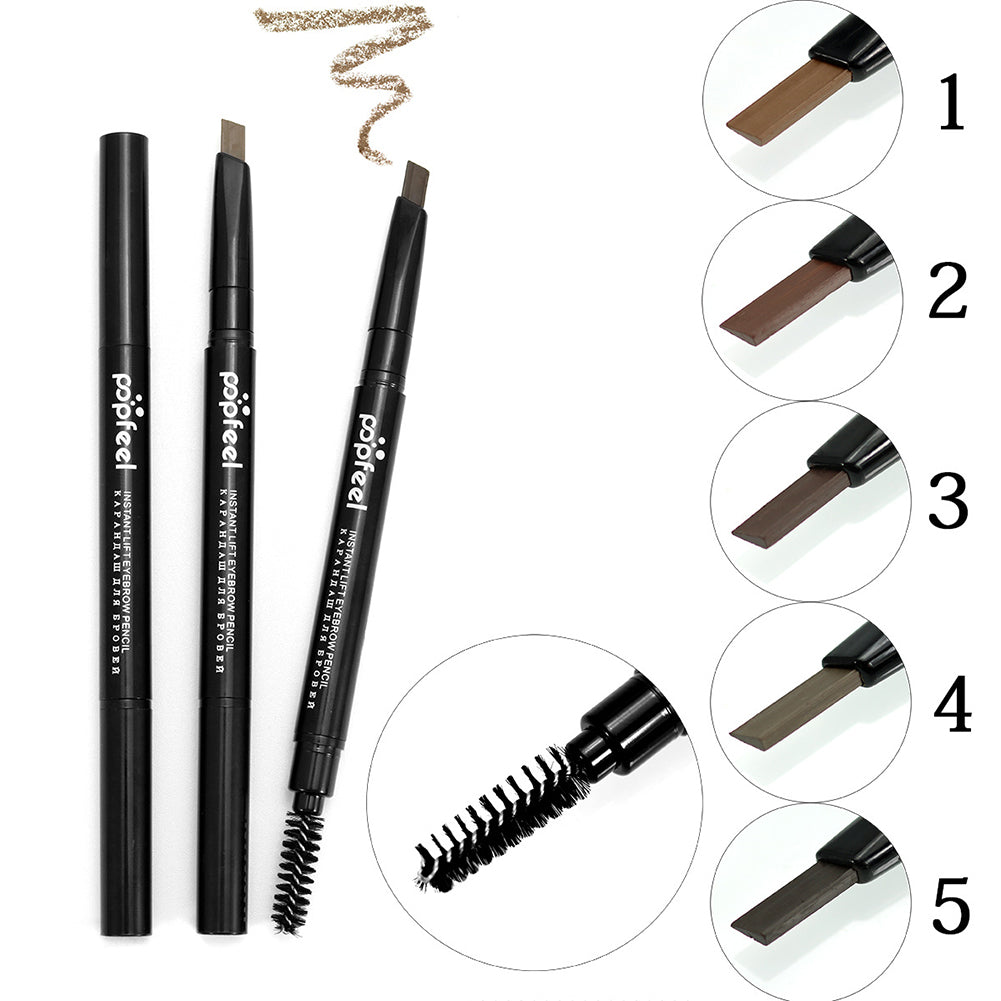 Waterproof Long Lasting Eyebrow Liner Pencil with Brush Beauty Makeup Cosmetic