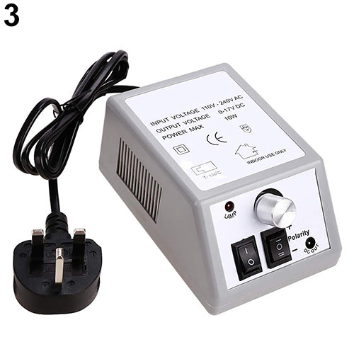 Mini Electric Acrylic Polish Nail Drill File Machine Manicure Pedicure Kit with Bits Manicure