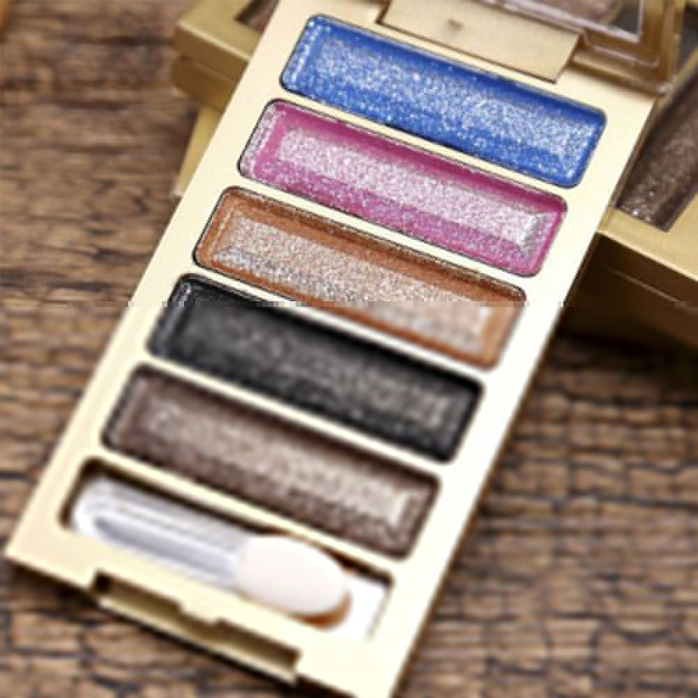 5 Colors Shimmer Eyeshadow Palette Makeup Cosmetic Glitter Eye Shadow Set