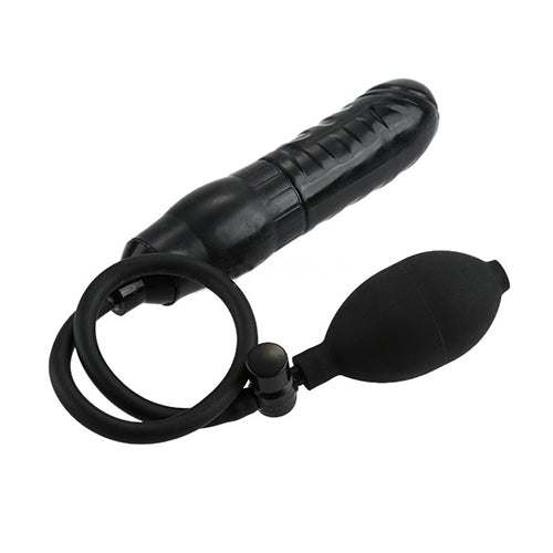 Smooth Inflatable Dildo Pump Sexy Toy Butt Plug Blow Up Health Care Product