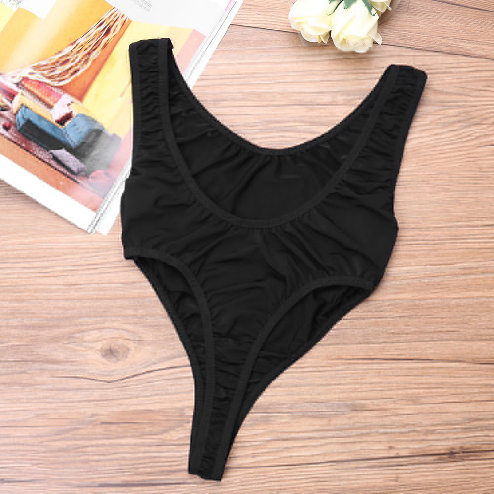 Sexy Women One-piece Bikini See-through Underwear Bodysuit Swimwear Swimsuit