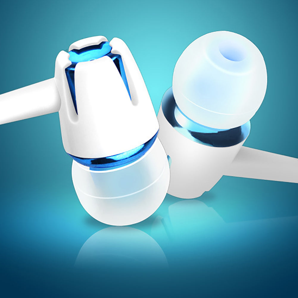 Fashion Threaded Cable Heavy Bass Stereo Music In-ear Headset Earphone with Mic