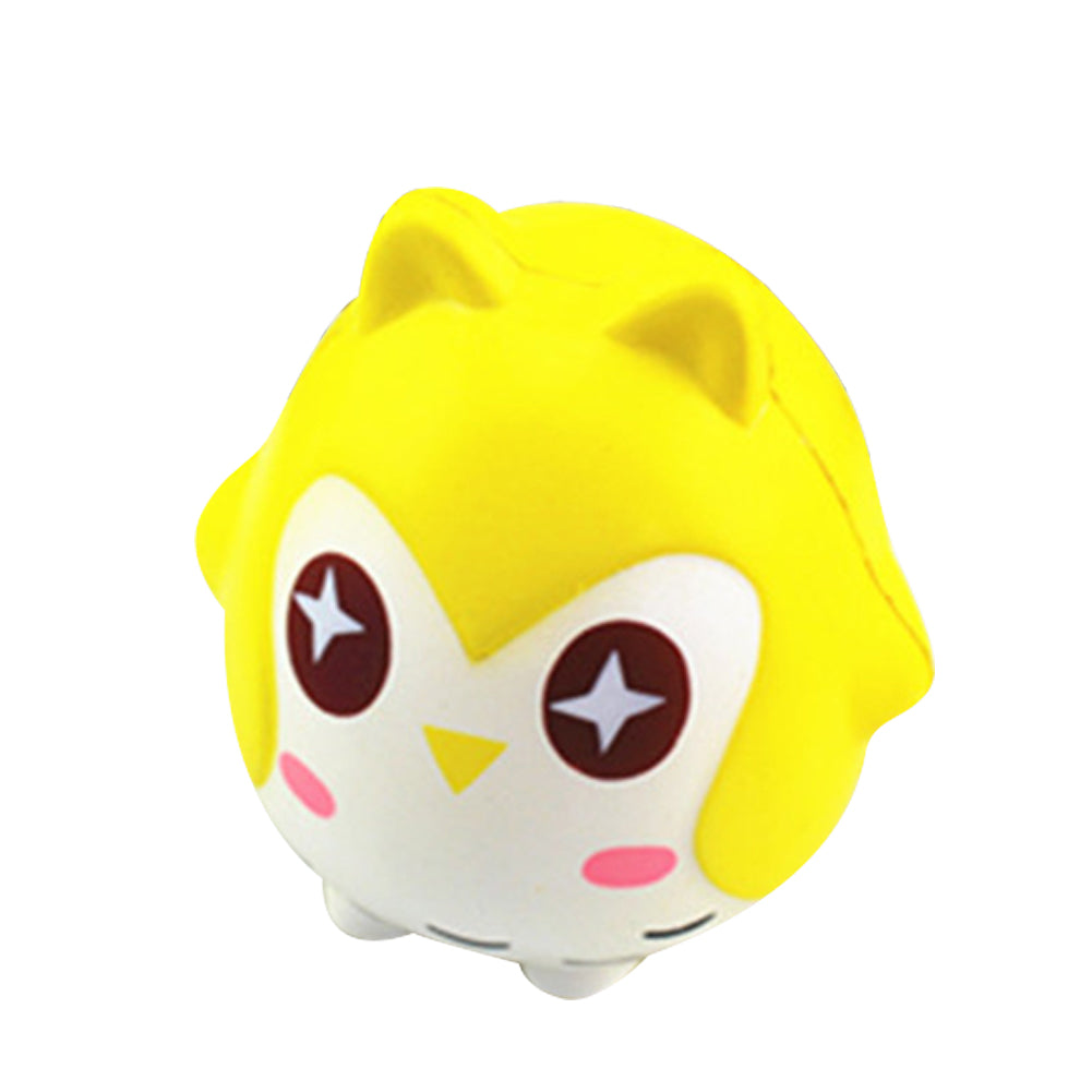 Lovely Cartoon Owl Soft Squeezing Toy Slow Rising Stress Reliever Desktop Decor